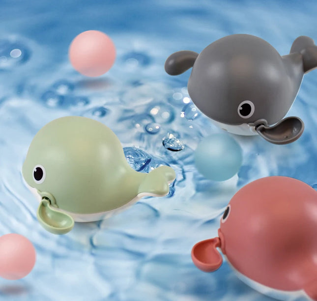 Baby Bath Toys – Wind-Up Swimming Animals for Kids Bathtub & Shower Play