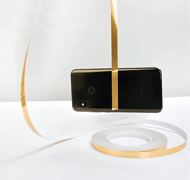 New 50M Gold Black Self-Adhesive Tile Stickers Tape Floor Waterproof Wall Gap Sealing Strip Tile Beauty Seam Sticker Home Decor