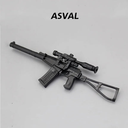 1/6 Scale Soldier Weapon Model Set – MP40, HK416, AK47 Puzzle Assembly Military Educational Toys