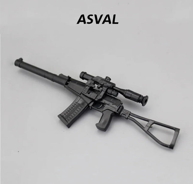 1/6 Scale Soldier Weapon Model Set – MP40, HK416, AK47 Puzzle Assembly Military Educational Toys