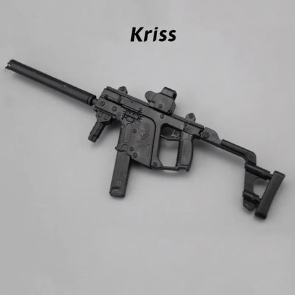 1/6 Scale Soldier Weapon Model Set – MP40, HK416, AK47 Puzzle Assembly Military Educational Toys