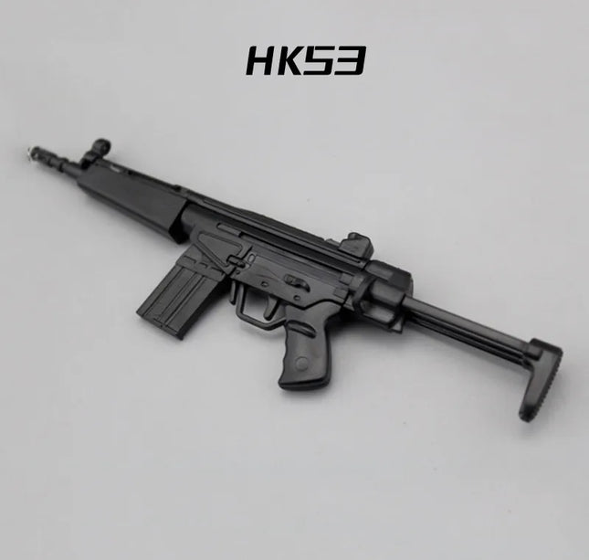 1/6 Scale Soldier Weapon Model Set – MP40, HK416, AK47 Puzzle Assembly Military Educational Toys