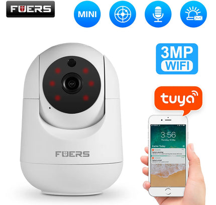 Fuers 5MP IP Camera – Tuya Smart WiFi Indoor Security Cam with Tracking