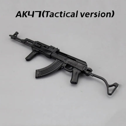 1/6 Scale Soldier Weapon Model Set – MP40, HK416, AK47 Puzzle Assembly Military Educational Toys
