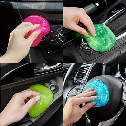 Car & Keyboard Cleaning Gel – Magic Dust Remover Pad for Auto & Home Use
