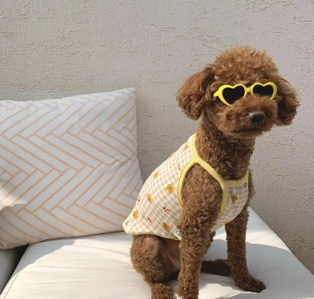 New love pet glasses dog cat cute creative fashion sunglasses sunglasses with jewelry pet beauty decoration supplies