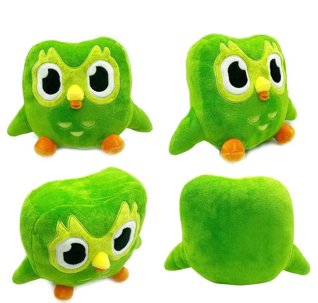 Lovely Green Duo Plushie of Duo The Owl Cartoon Anime Plush Toy Soft Stuffed Animal Plushie Dolls Children Birthday Gift