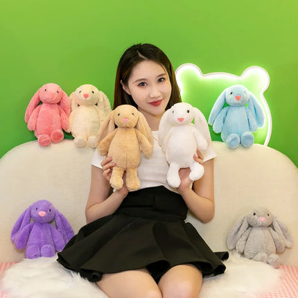 Cute Bunny Rabbit Plush Toy – Long Ear Soft Stuffed Animal Doll for Girls, Kids & Baby Birthday Gifts