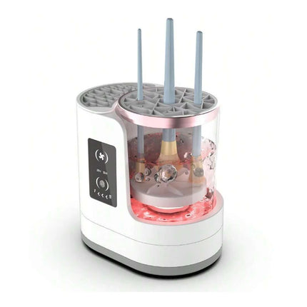 2025 New Electric Makeup Brush Cleaner Washing And Drying Set Automatic Brush Cleaning And Drying Beauty Tool Cleaning Machine.