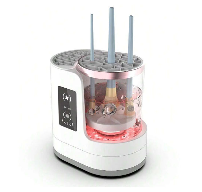 2025 New Electric Makeup Brush Cleaner Washing And Drying Set Automatic Brush Cleaning And Drying Beauty Tool Cleaning Machine.