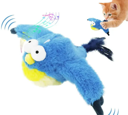 Interactive Chirping Bird Cat Toy