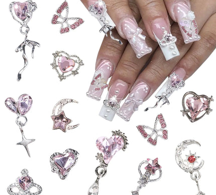 SilverGem DIY Nail Art Charms Kit