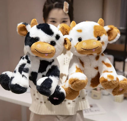 LED Cow Plush Toy – 1pc Kawaii Glowing Stuffed Animal for Kids, Room Decor & Birthday Gift