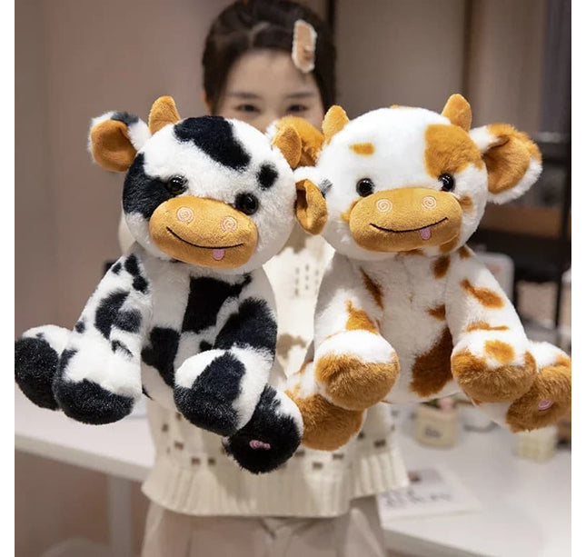 LED Cow Plush Toy – 1pc Kawaii Glowing Stuffed Animal for Kids, Room Decor & Birthday Gift