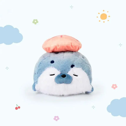Sushi-Themed Plush Toy – Soft Stuffed Seal, Otter & Shrimp Doll Pillow for Kids & Gifts