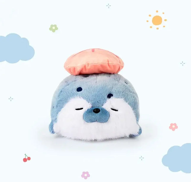 Sushi-Themed Plush Toy – Soft Stuffed Seal, Otter & Shrimp Doll Pillow for Kids & Gifts