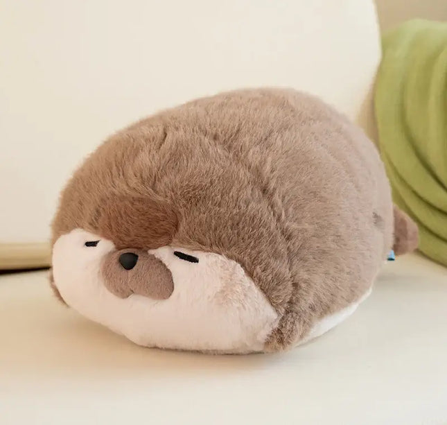 Sushi-Themed Plush Toy – Soft Stuffed Seal, Otter & Shrimp Doll Pillow for Kids & Gifts