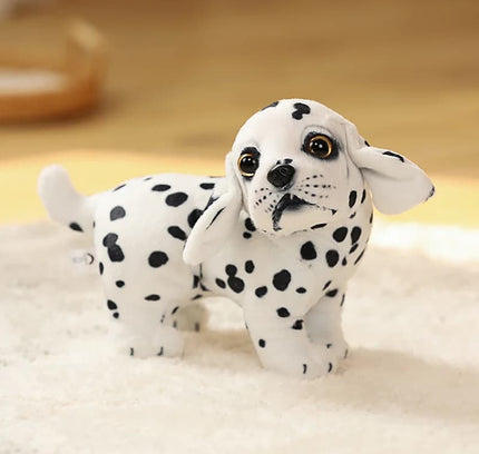 20cm Lifelike Pug Bulldog Plush Toy – Soft Standing Stuffed Animal Doll for Kids Birthday & Christmas Gifts