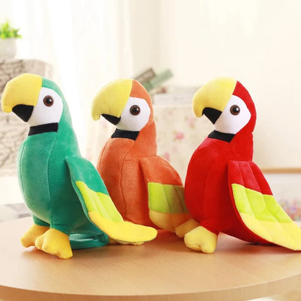20/25cm Rio Macaw Parrot Plush – Lifelike Stuffed Animal Toy for Girls, Babies & Birthday Gifts