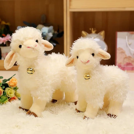 Simulation Sheep & Alpaca Plush – 25/35cm Cute Stuffed Animal Dolls for Kids' Birthday Gifts