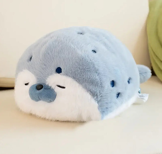 Sushi-Themed Plush Toy – Soft Stuffed Seal, Otter & Shrimp Doll Pillow for Kids & Gifts