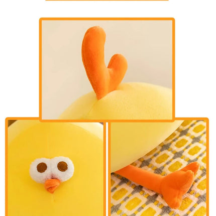 Funny Fat Chicken Plush Toy – Soft Stuffed Neck Pillow Doll for Boys & Girls Festival Gifts