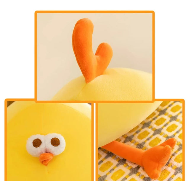 Funny Fat Chicken Plush Toy – Soft Stuffed Neck Pillow Doll for Boys & Girls Festival Gifts