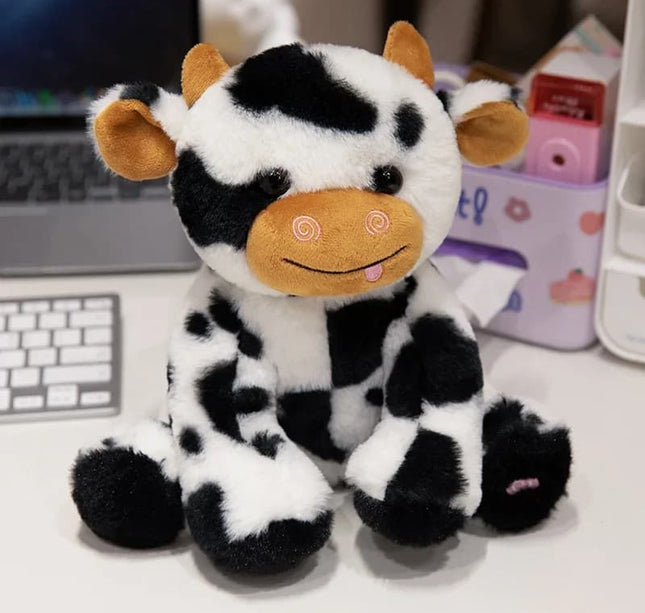 LED Cow Plush Toy – 1pc Kawaii Glowing Stuffed Animal for Kids, Room Decor & Birthday Gift