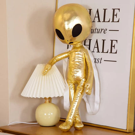 60cm Alien Plush Backpack – PU Soft ET Stuffed Toy & Creative Gift for Kids