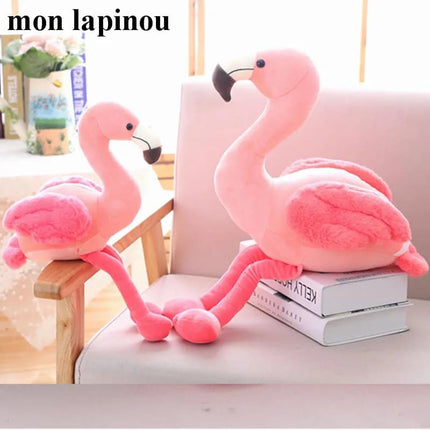 Cute Flamingo Plush Toy – Soft Pink Stuffed Bird Doll for Kids Birthday Gift & Home Decor
