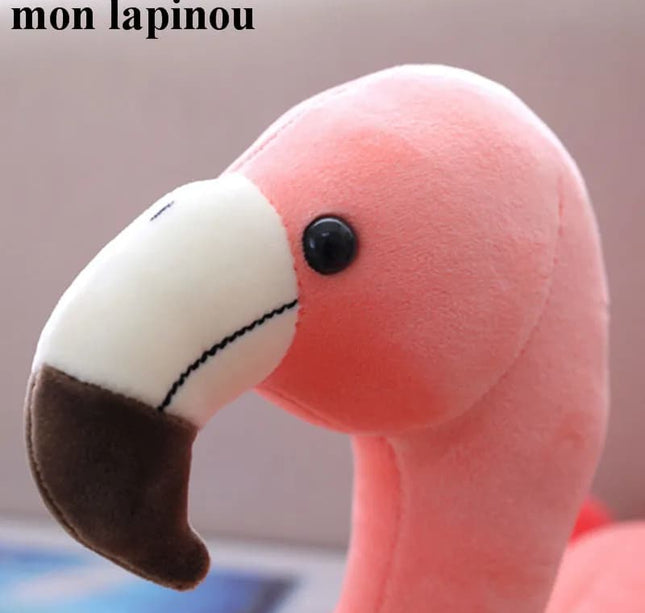 Cute Flamingo Plush Toy – Soft Pink Stuffed Bird Doll for Kids Birthday Gift & Home Decor