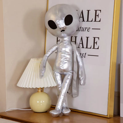 60cm Alien Plush Backpack – PU Soft ET Stuffed Toy & Creative Gift for Kids
