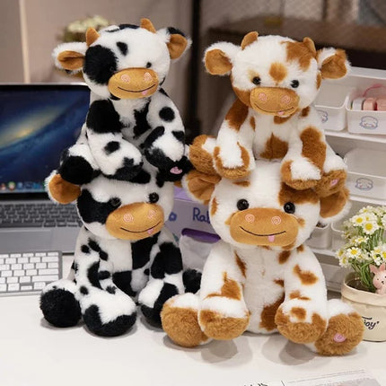 LED Cow Plush Toy – 1pc Kawaii Glowing Stuffed Animal for Kids, Room Decor & Birthday Gift