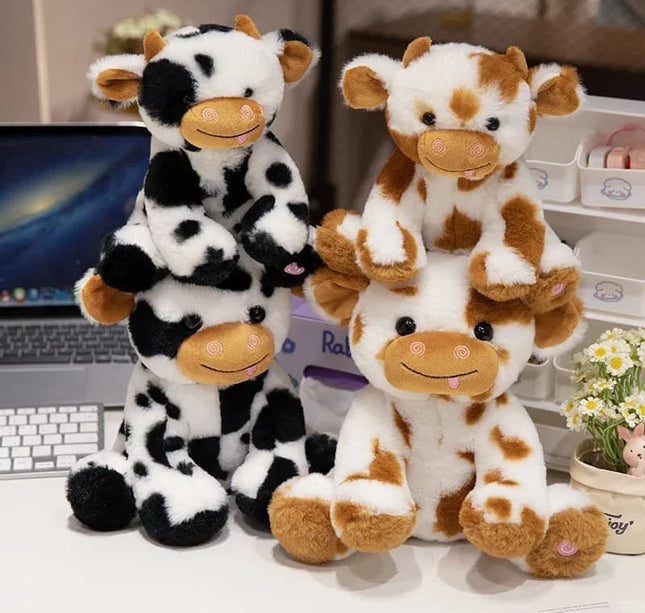 LED Cow Plush Toy – 1pc Kawaii Glowing Stuffed Animal for Kids, Room Decor & Birthday Gift