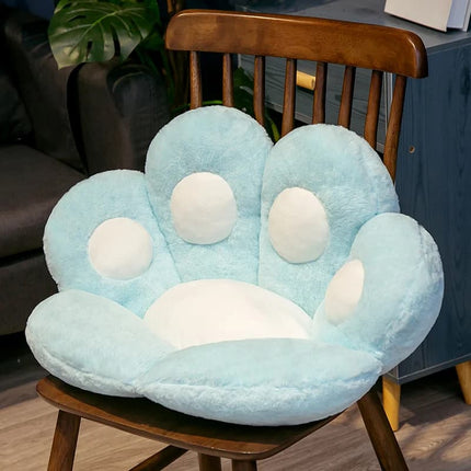 Kawaii Plush Bear Paw Cushion – 70cm Soft Stuffed Foot Mat for Bedroom, Sofa & Gift