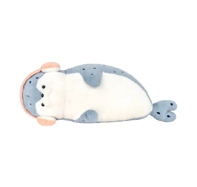Sushi-Themed Plush Toy – Soft Stuffed Seal, Otter & Shrimp Doll Pillow for Kids & Gifts