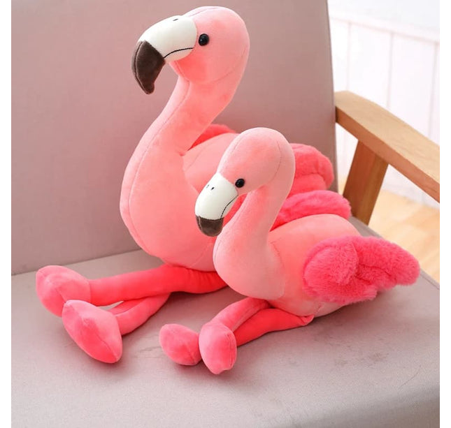 Cute Flamingo Plush Toy – Soft Pink Stuffed Bird Doll for Kids Birthday Gift & Home Decor