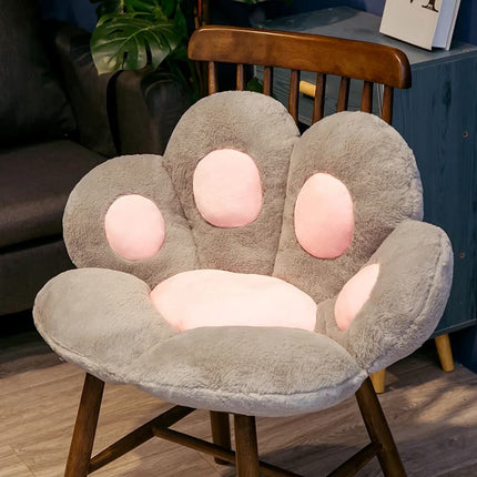 Kawaii Plush Bear Paw Cushion – 70cm Soft Stuffed Foot Mat for Bedroom, Sofa & Gift