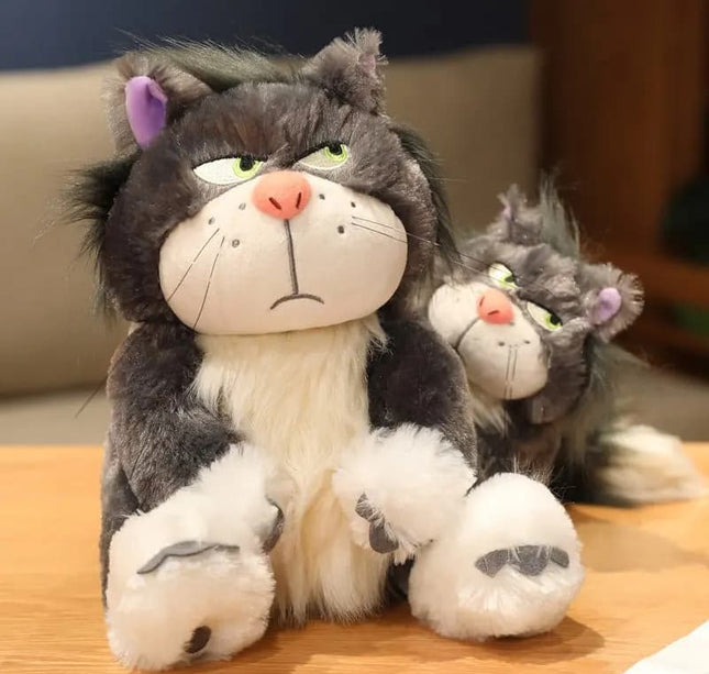 High Quality Lucifer Cat Plush – Soft Stuffed Sitting Doll & Backpack Pendant for Kids Birthday Gift