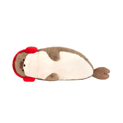 Sushi-Themed Plush Toy – Soft Stuffed Seal, Otter & Shrimp Doll Pillow for Kids & Gifts