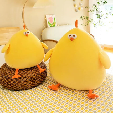 Funny Fat Chicken Plush Toy – Soft Stuffed Neck Pillow Doll for Boys & Girls Festival Gifts
