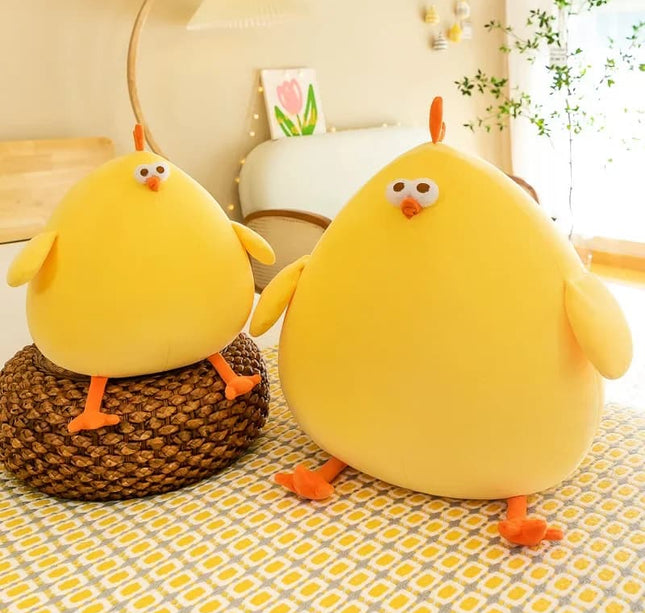Funny Fat Chicken Plush Toy – Soft Stuffed Neck Pillow Doll for Boys & Girls Festival Gifts