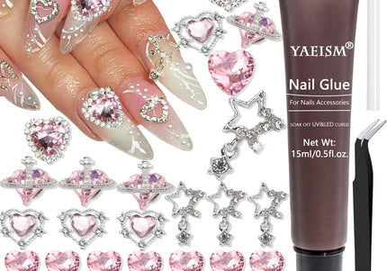 ChicLove 30PCs Bling Nail Art Set