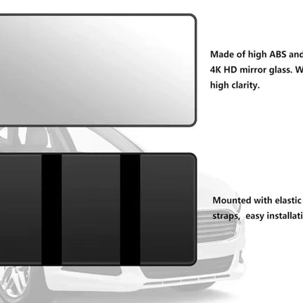 Car Mirror For Sun Visor Large Screen Portable Makeup Mirror HD Vanity Mirror For Truck SUV Interior Rear View Mirror