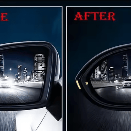 2PCS Car Sticker Rainproof Film For Car Rearview Mirror Car Rearview Mirror Rain Film Clear