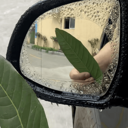 2PCS Car Sticker Rainproof Film For Car Rearview Mirror Car Rearview Mirror Rain Film Clear