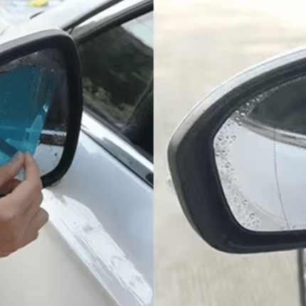2PCS Car Sticker Rainproof Film For Car Rearview Mirror Car Rearview Mirror Rain Film Clear